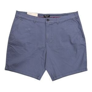 Sperry Men's Regular Fit Flex Cotton Vintage Washed Flat-Front Shorts - Blue